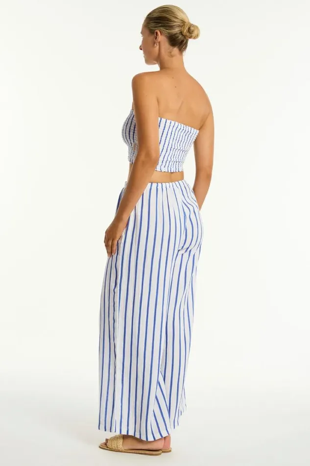 Amalfi Beach Bandeau Top Amalfi Blue Women Sea Level Tops