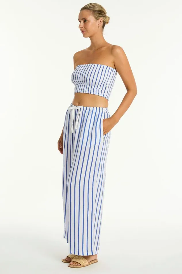 Amalfi Beach Bandeau Top Amalfi Blue Women Sea Level Tops