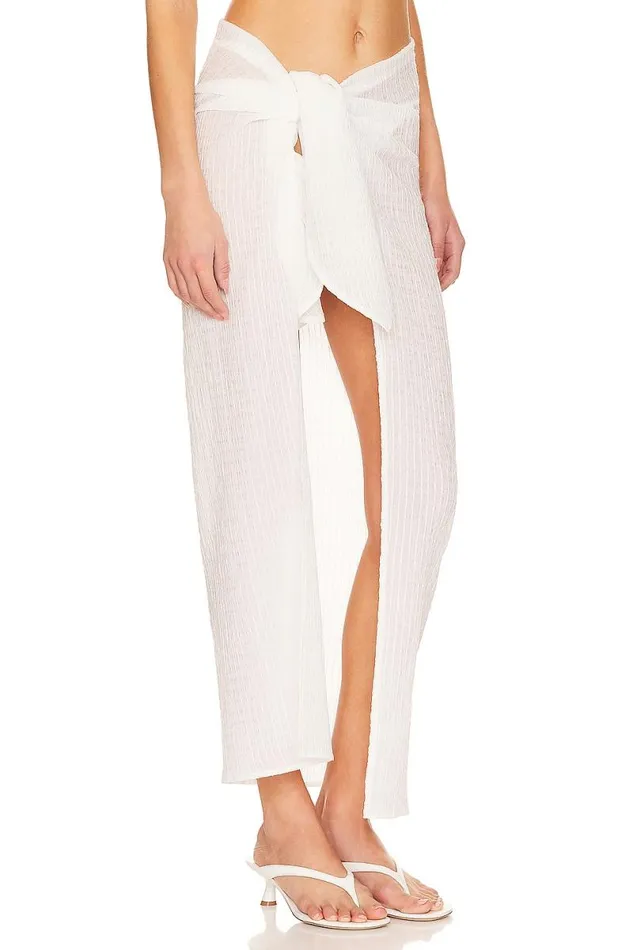 Ari Sarong Maxi Skirt White Women Lovers and Friends Skirts