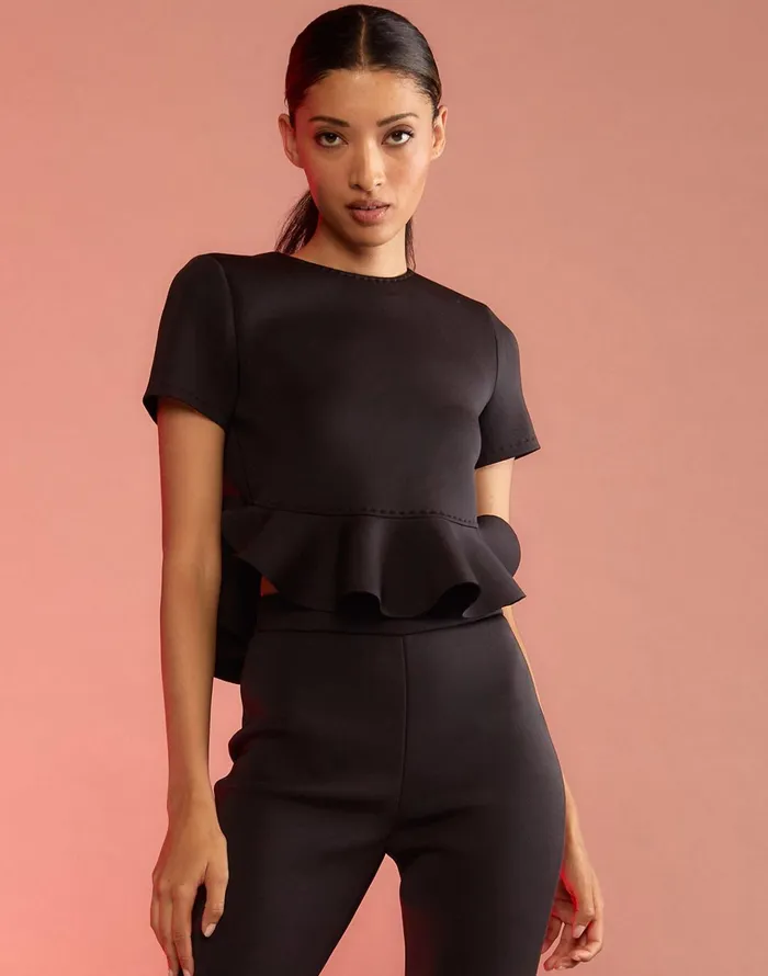 Astro Top 8211 Black Women Cynthia Rowley Tops
