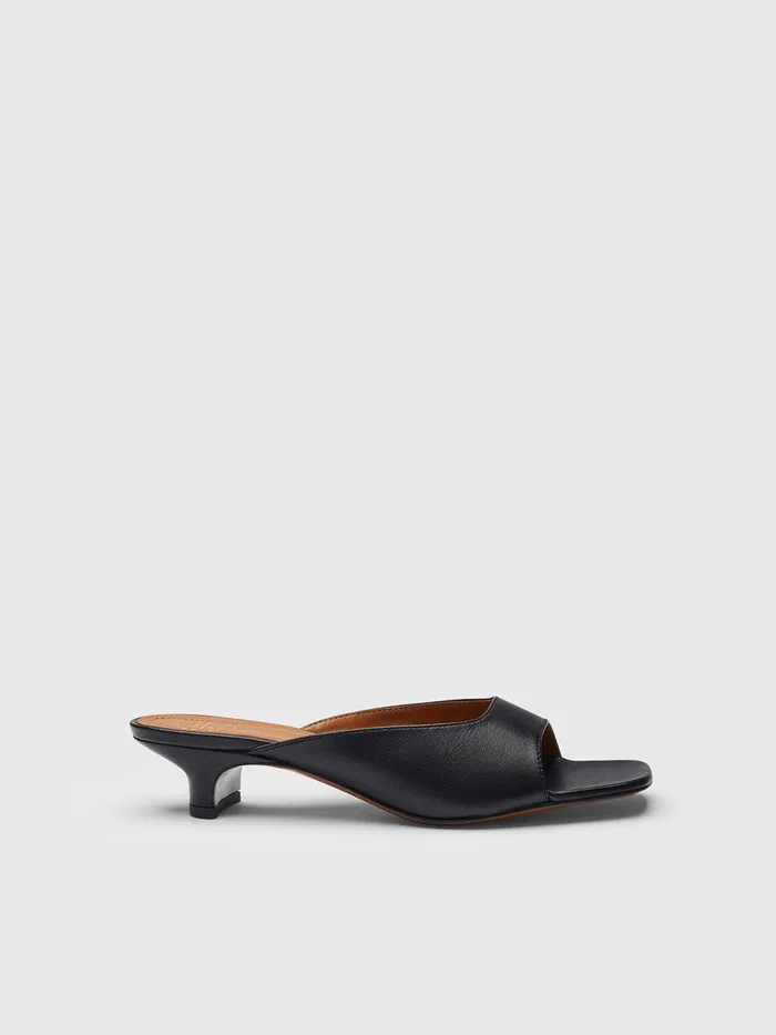 ATP Atelier Icon Shoes Tavenna Black Nappa Kitten Heels Black 8211 Women