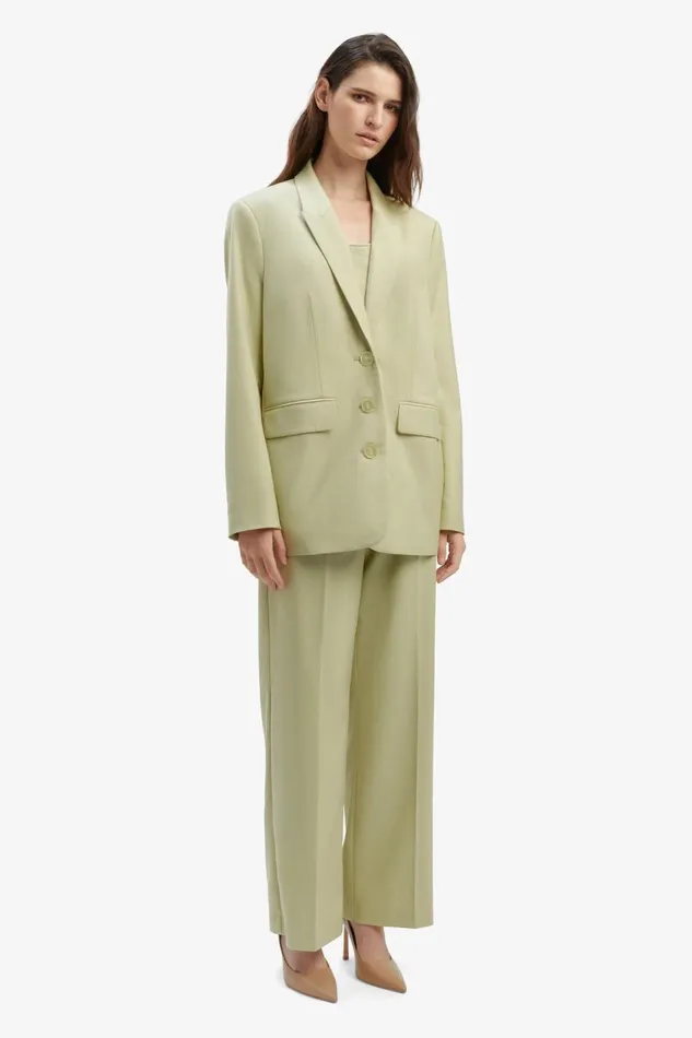 Bardot Blazers Charlize Blazer In Pale Khaki 8211 Women