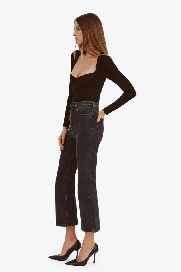 Bardot Bodysuits Kameron Knit Bodysuit In Black 8211 Women Bardot Bodysuits Kameron Knit Bodysuit In Black 8211 Women
