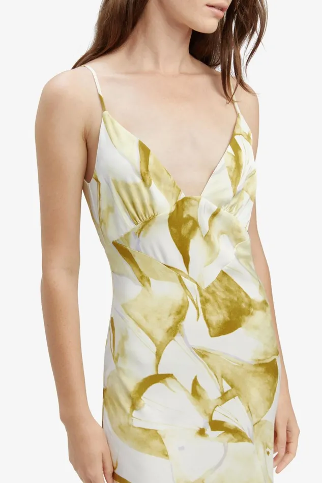 Bardot Day To Night Dresses Capri Printed Slip Dress In Green Fl 8211 Women Bardot Day To Night Dresses Capri Printed Slip Dress In Green Fl 8211 Women