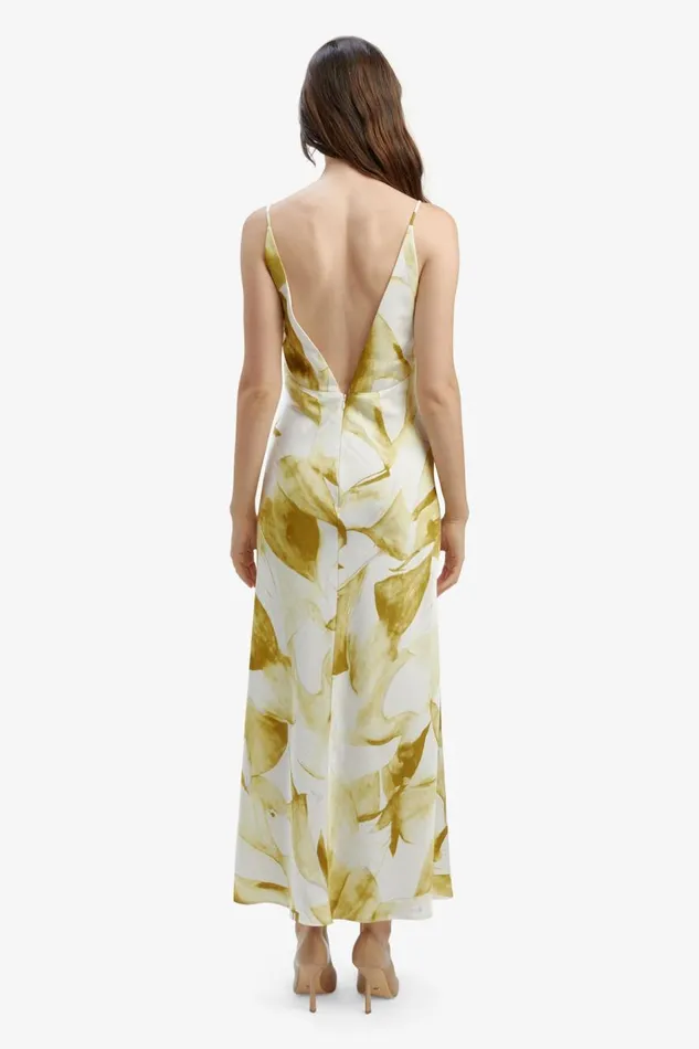 Bardot Day To Night Dresses Capri Printed Slip Dress In Green Fl 8211 Women Bardot Day To Night Dresses Capri Printed Slip Dress In Green Fl 8211 Women