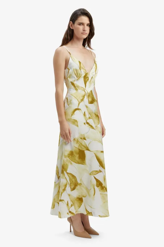 Bardot Day To Night Dresses Capri Printed Slip Dress In Green Fl 8211 Women Bardot Day To Night Dresses Capri Printed Slip Dress In Green Fl 8211 Women