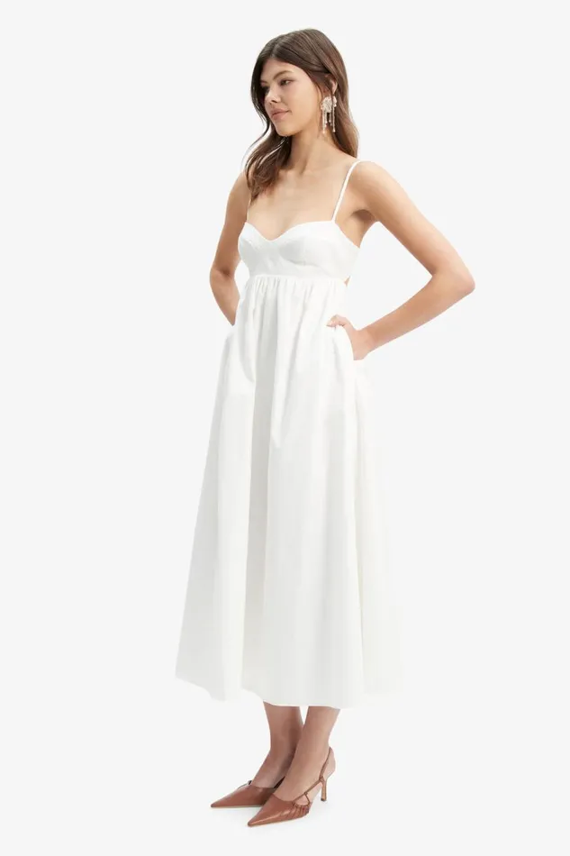 Bardot Day To Night Dresses Lenora Midi Dress In Orchid White 8211 Women Bardot Day To Night Dresses Lenora Midi Dress In Orchid White 8211 Women