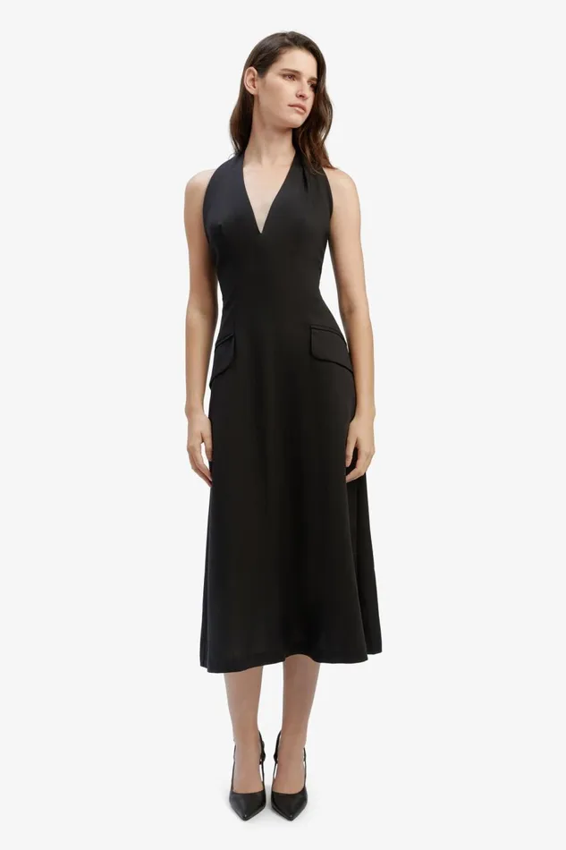 Bardot Day To Night Dresses Reina Midi Dress In Black 8211 Women Bardot Day To Night Dresses Reina Midi Dress In Black 8211 Women