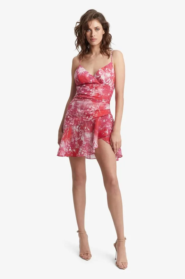 Bardot Day To Night Dresses Sorella Mini Dress In Pink Floral 8211 Women Bardot Day To Night Dresses Sorella Mini Dress In Pink Floral 8211 Women