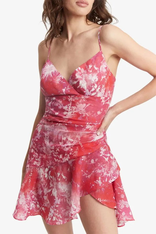Bardot Day To Night Dresses Sorella Mini Dress In Pink Floral 8211 Women Bardot Day To Night Dresses Sorella Mini Dress In Pink Floral 8211 Women