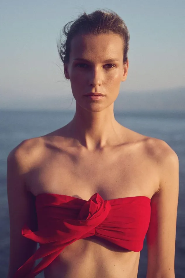 Bardot Party Tops Akasha Flower Top In Deep Red 8211 Women Bardot Party Tops Akasha Flower Top In Deep Red 8211 Women