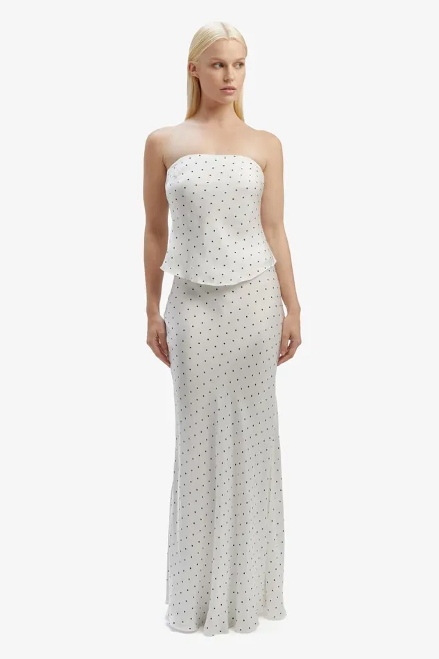 Bardot Skirts Isadore Maxi Skirt In BW Spot 8211 Women