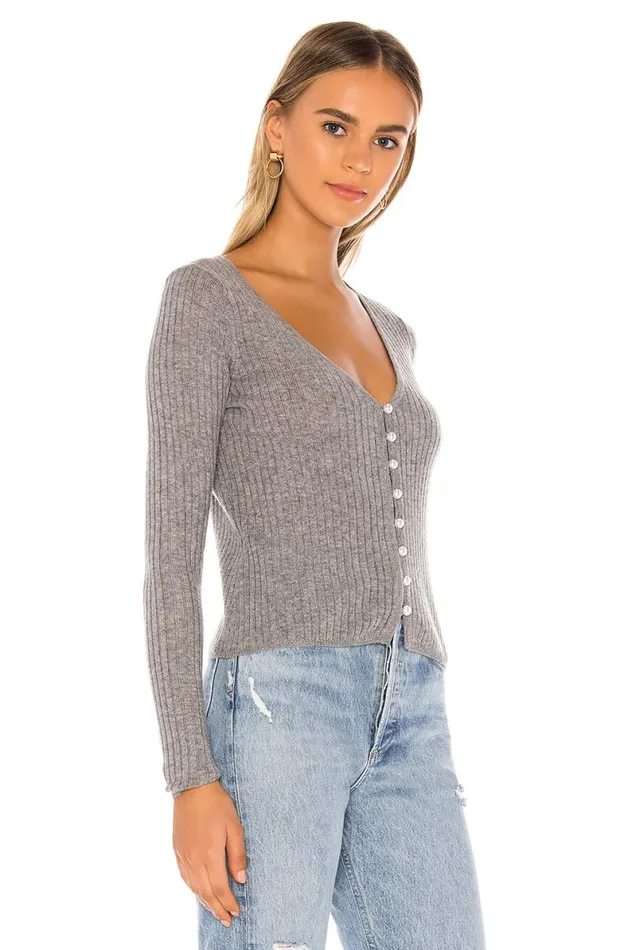 Baxter Cardigan Grey Women Lovers and Friends Sweaters and Knits