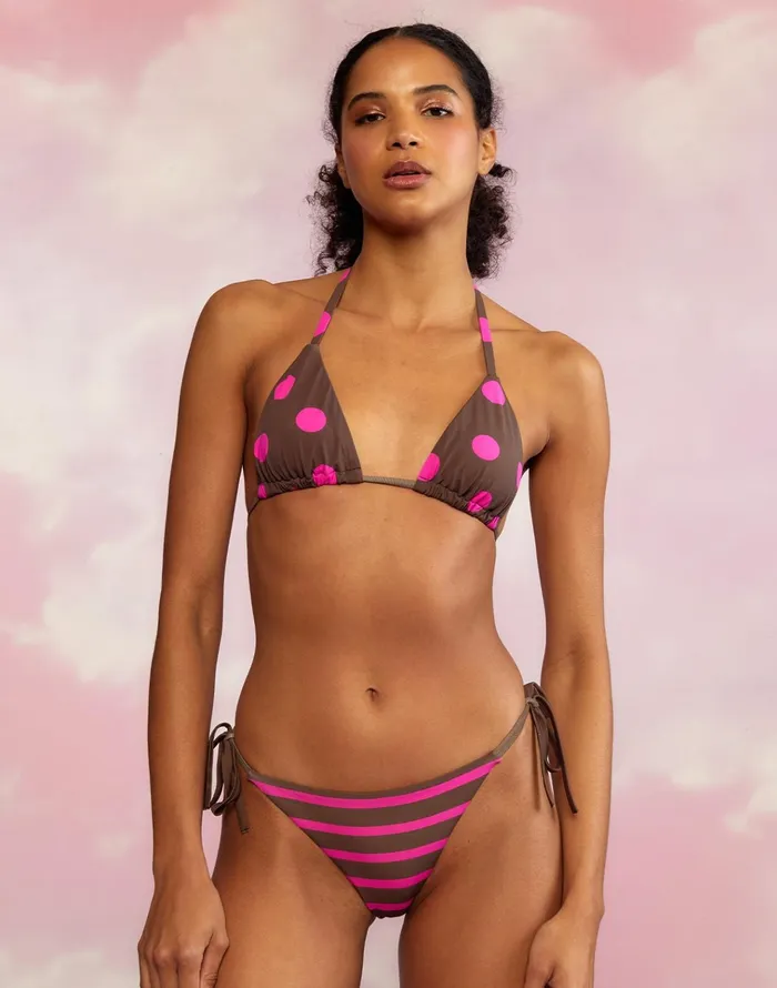 Becca String Bikini Bottom 8211 Brwpnk Women Cynthia Rowley Surf and Swim