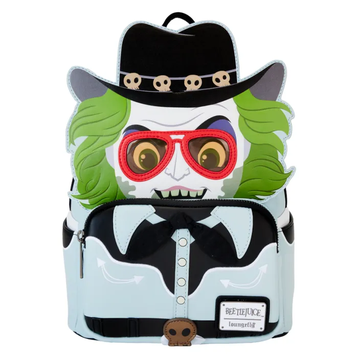 Beetlejuice Exclusive Western Cosplay Mini Backpack Unisex Loungefly Backpacks Beetlejuice Exclusive Western Cosplay Mini Backpack Unisex Loungefly Backpacks