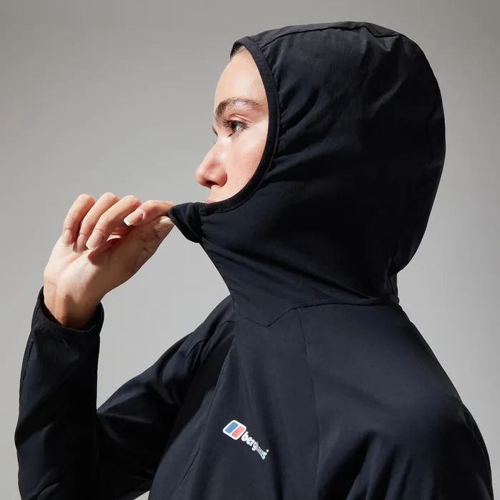 Berghaus Fleece Urban Arrina Full Zip Hooded Jacket 8211 Black 8211 Women