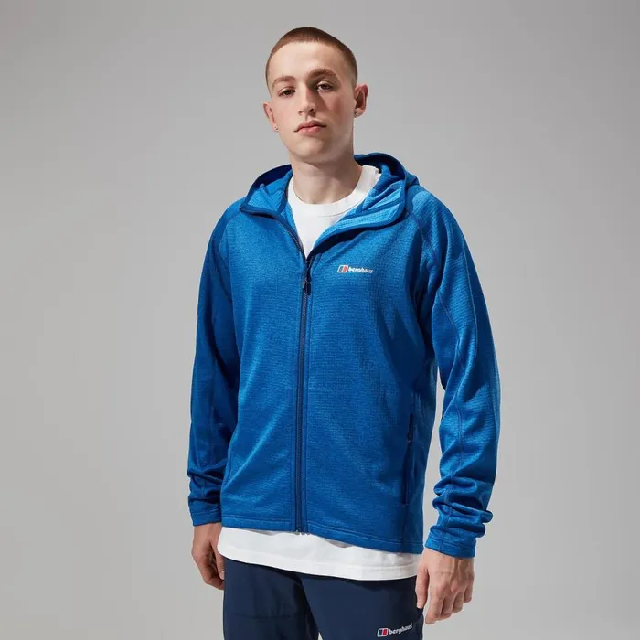 Berghaus Fleece Urban Spitzer Hooded Jacket Interactive 8211 Blue 8211 Men