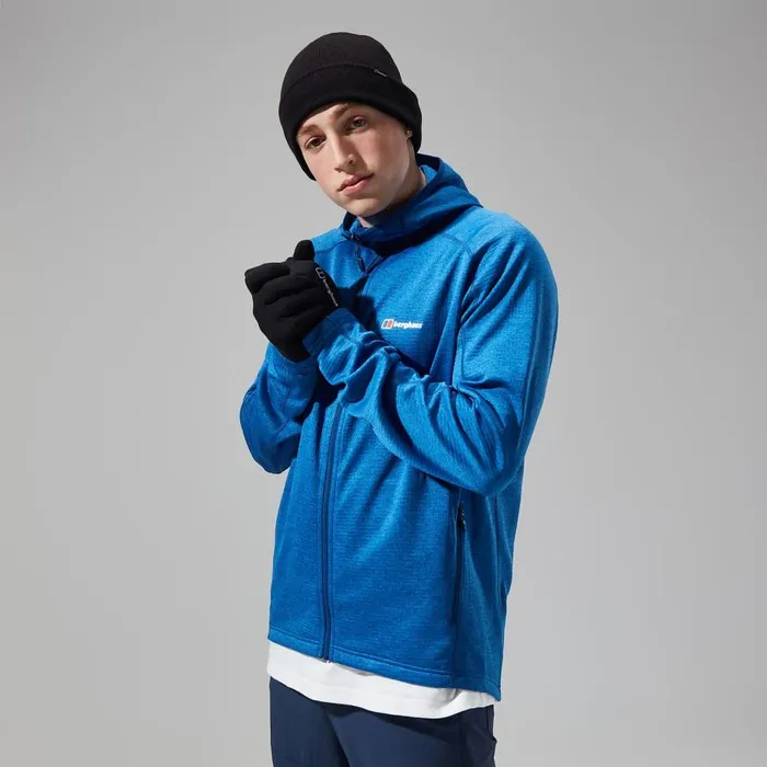 Berghaus Fleece Urban Spitzer Hooded Jacket Interactive 8211 Blue 8211 Men