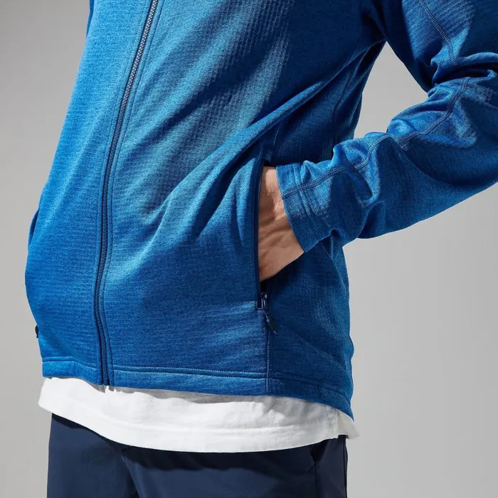 Berghaus Fleece Urban Spitzer Hooded Jacket Interactive 8211 Blue 8211 Men