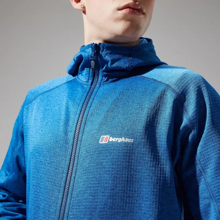 Berghaus Fleece Urban Spitzer Hooded Jacket Interactive 8211 Blue 8211 Men
