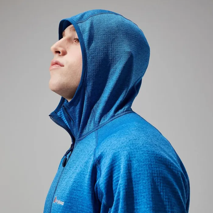 Berghaus Fleece Urban Spitzer Hooded Jacket Interactive 8211 Blue 8211 Men