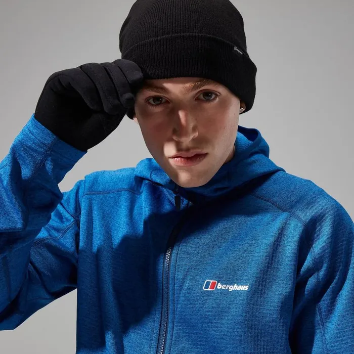 Berghaus Fleece Urban Spitzer Hooded Jacket Interactive 8211 Blue 8211 Men