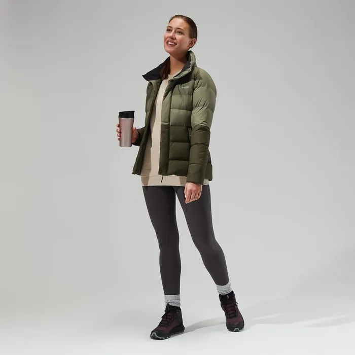 Berghaus Insulated Rosthwaite Reflect Down Jacket 8211 GreenDark Green 8211 Women