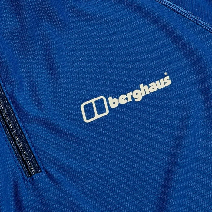Berghaus TShirts 247 Half Zip Long Sleeve Tech Tee 8211 Blue 8211 Women Berghaus TShirts 247 Half Zip Long Sleeve Tech Tee 8211 Blue 8211 Women