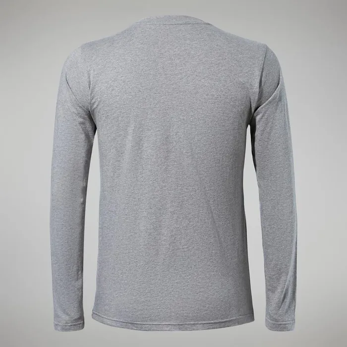 Berghaus TShirts Big Logo Long Sleeve Tee Dark Grey 8211 Men Berghaus TShirts Big Logo Long Sleeve Tee Dark Grey 8211 Men