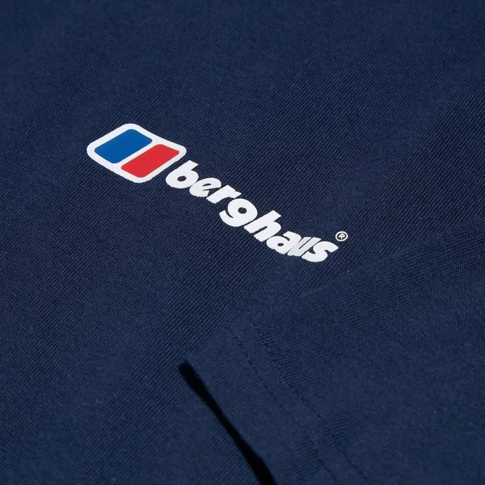 Berghaus TShirts Organic Front and Back Logo Tee Dark Blue 8211 Men Berghaus TShirts Organic Front and Back Logo Tee Dark Blue 8211 Men