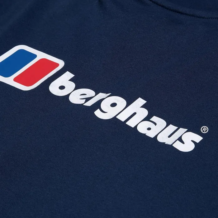 Berghaus TShirts Organic Front and Back Logo Tee Dark Blue 8211 Men Berghaus TShirts Organic Front and Back Logo Tee Dark Blue 8211 Men