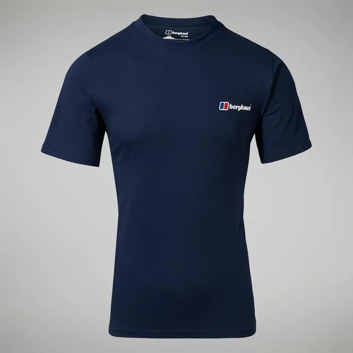 Berghaus TShirts Organic Front and Back Logo Tee Dark Blue 8211 Men Berghaus TShirts Organic Front and Back Logo Tee Dark Blue 8211 Men