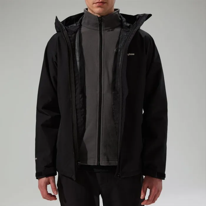 Berghaus Waterproof Bramblfell Gemini GoreTex Waterproof 3in1 Jacket 8211 Black 8211 Men Berghaus Waterproof Bramblfell Gemini GoreTex Waterproof 3in1 Jacket 8211 Black 8211 Men