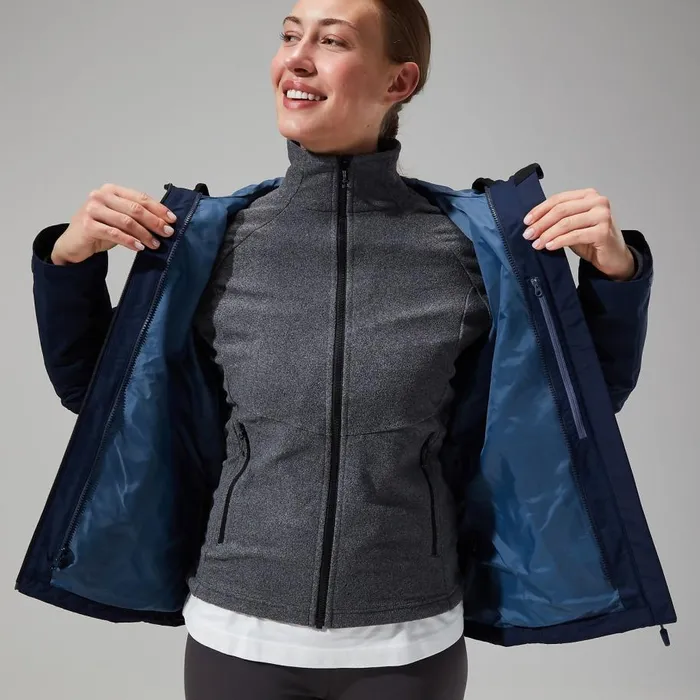 Berghaus Waterproof Fellmaster Gemini 3in1 Jacket 8211 Dark Blue 8211 Women