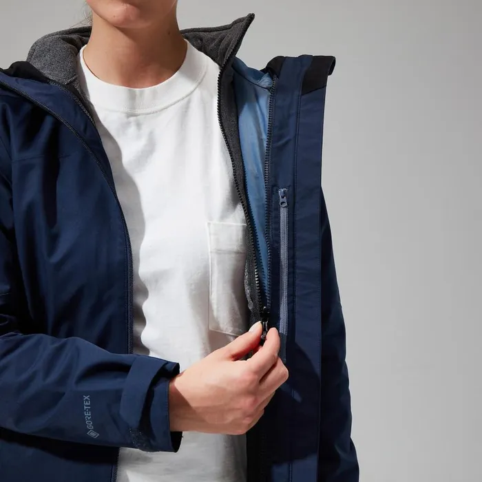 Berghaus Waterproof Fellmaster Gemini 3in1 Jacket 8211 Dark Blue 8211 Women