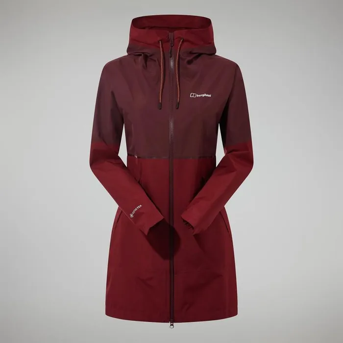 Berghaus Waterproof Rothley Jacket 8211 Dark RedDark Brown 8211 Women