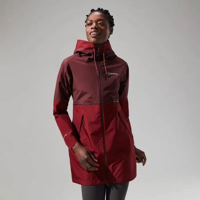Berghaus Waterproof Rothley Jacket 8211 Dark RedDark Brown 8211 Women