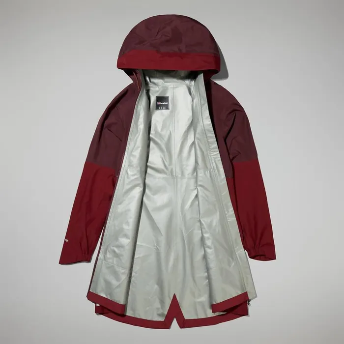 Berghaus Waterproof Rothley Jacket 8211 Dark RedDark Brown 8211 Women