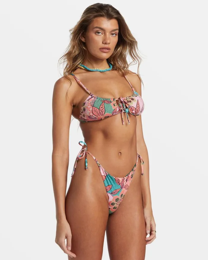 Billabong Bikinis Visions Of Paradise SideTie Tanga Bikini Bottoms Multi 8211 Women Billabong Bikinis Visions Of Paradise SideTie Tanga Bikini Bottoms Multi 8211 Women