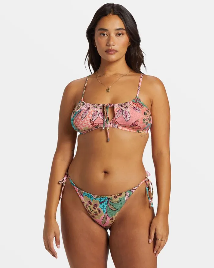 Billabong Bikinis Visions Of Paradise SideTie Tanga Bikini Bottoms Multi 8211 Women Billabong Bikinis Visions Of Paradise SideTie Tanga Bikini Bottoms Multi 8211 Women