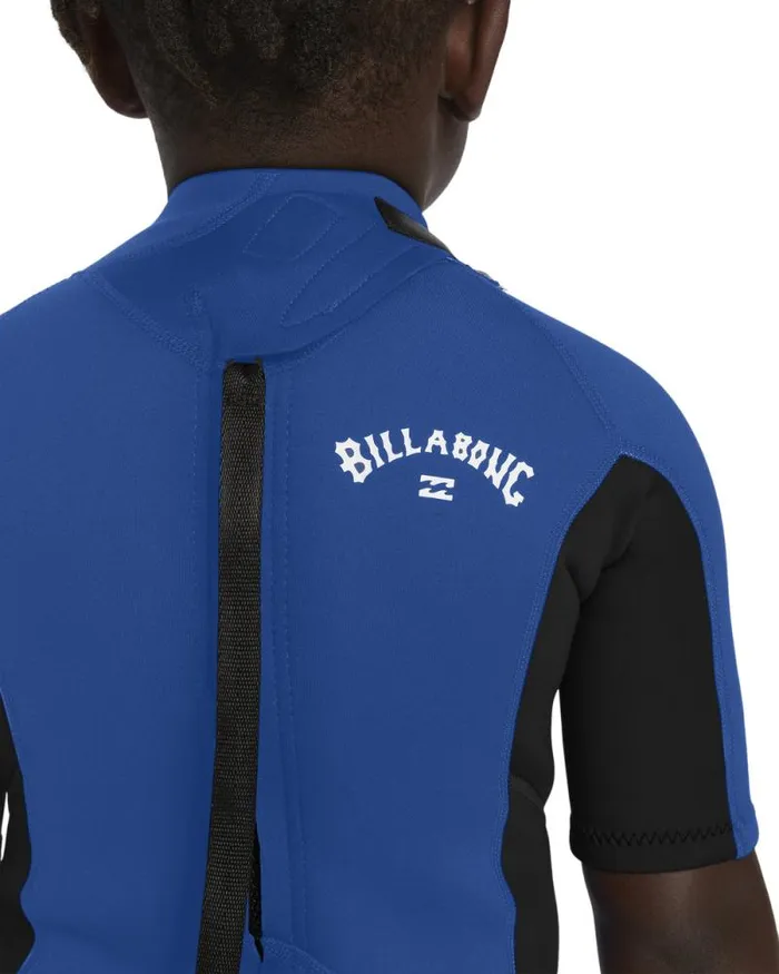 Billabong Boys 27 Yrs Little Boys 2mm Foil Back Zip Short Sleeve Spring Wetsuit Mid Blue 8211 Men Billabong Boys 27 Yrs Little Boys 2mm Foil Back Zip Short Sleeve Spring Wetsuit Mid Blue 8211 Men