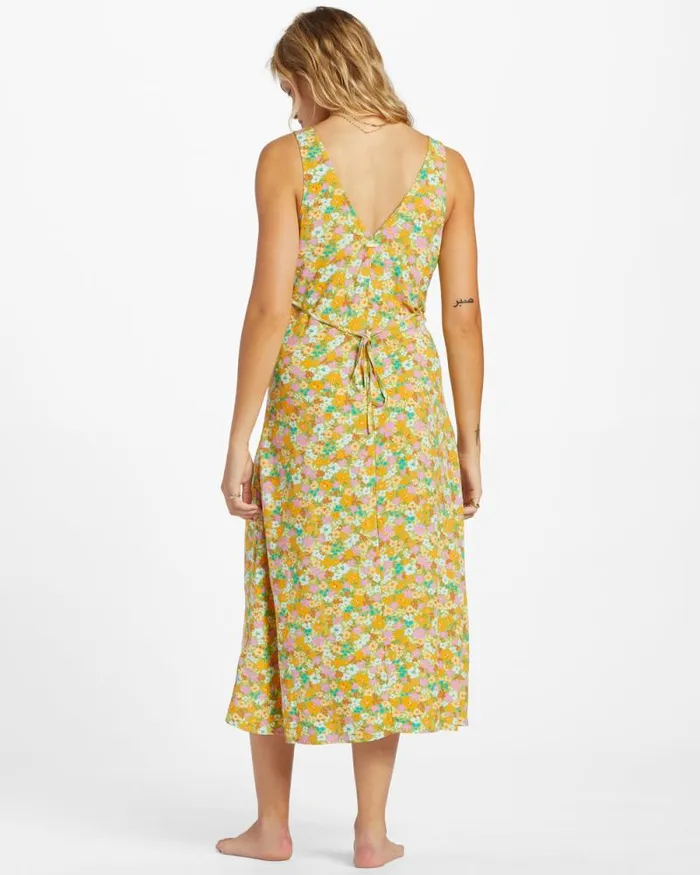 Billabong Dresses Feel The Love Midi Dress Palm Green 8211 Women Billabong Dresses Feel The Love Midi Dress Palm Green 8211 Women