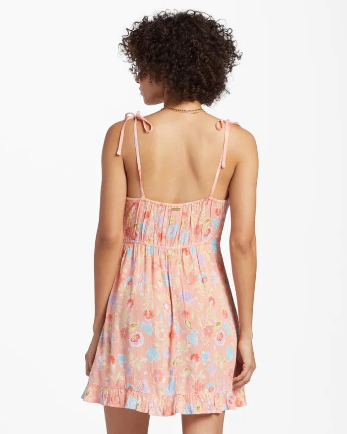Billabong Dresses Heart Breaker Strappy Dress Sweet Peach 8211 Women