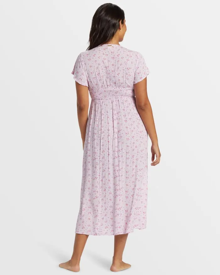 Billabong Dresses Morning Sky Midi Dress Iced Lavender 8211 Women