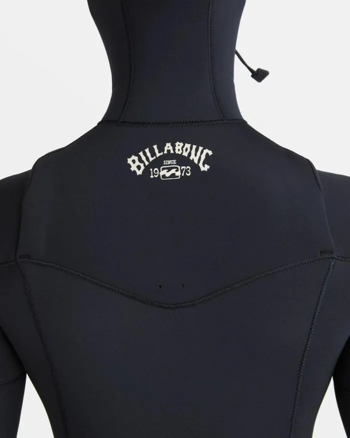 Billabong Fullsuits 43mm Salty Dayz Natural Upcycler Chest Zip Hooded Wetsuit Black 8211 Women Billabong Fullsuits 43mm Salty Dayz Natural Upcycler Chest Zip Hooded Wetsuit Black 8211 Women