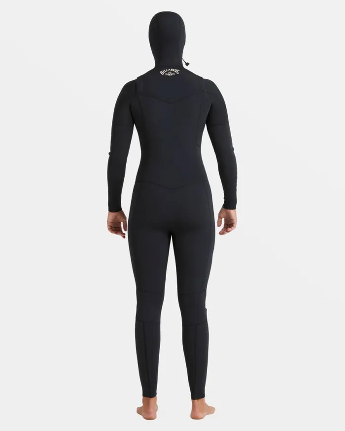 Billabong Fullsuits 43mm Salty Dayz Natural Upcycler Chest Zip Hooded Wetsuit Black 8211 Women Billabong Fullsuits 43mm Salty Dayz Natural Upcycler Chest Zip Hooded Wetsuit Black 8211 Women