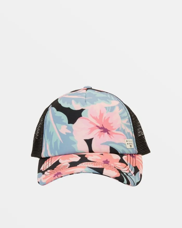 Billabong Hats and Beanies Heritage Mashup Trucker Hat Black Multi 8211 Women Billabong Hats and Beanies Heritage Mashup Trucker Hat Black Multi 8211 Women