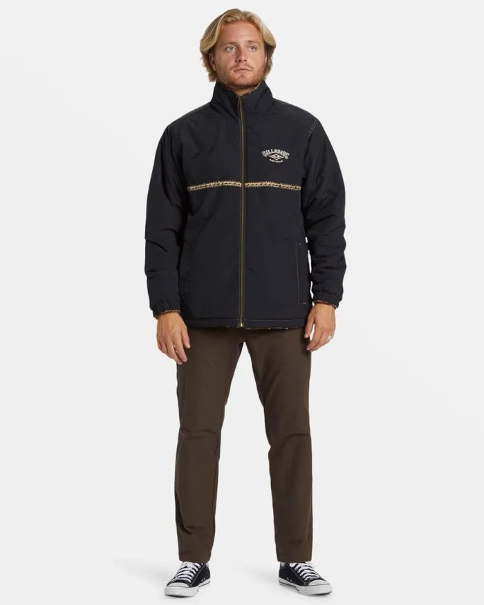 Billabong Hoodies and Fleece Gnaraloo Reversible Jacket Stealth 8211 Men Billabong Hoodies and Fleece Gnaraloo Reversible Jacket Stealth 8211 Men