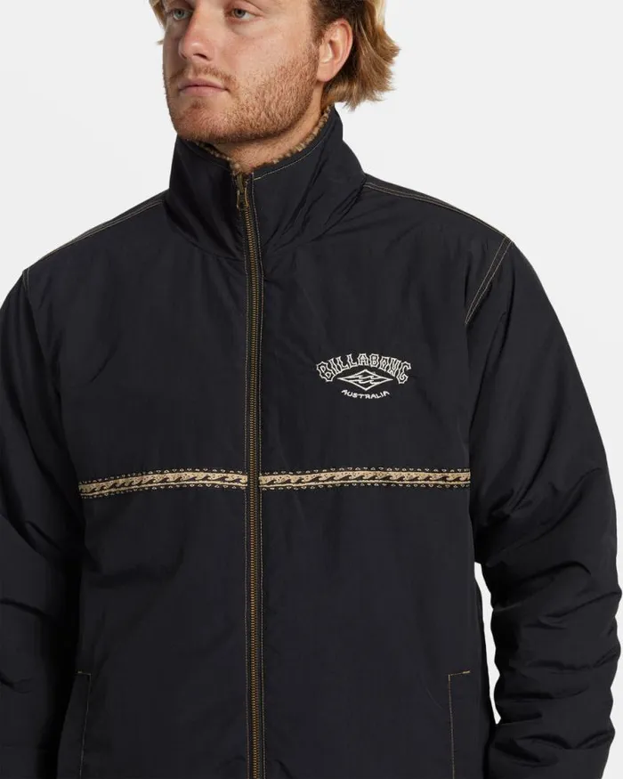 Billabong Hoodies and Fleece Gnaraloo Reversible Jacket Stealth 8211 Men Billabong Hoodies and Fleece Gnaraloo Reversible Jacket Stealth 8211 Men