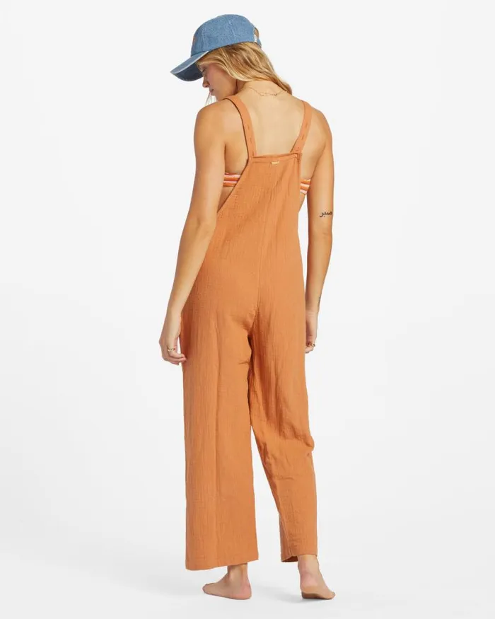 Billabong Rompers and Jumpsuits Pacific Time Jumpsuit Toffee 8211 Women Billabong Rompers and Jumpsuits Pacific Time Jumpsuit Toffee 8211 Women